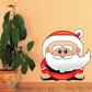 Santa Claus sticker with red hat, white beard, and smiling face