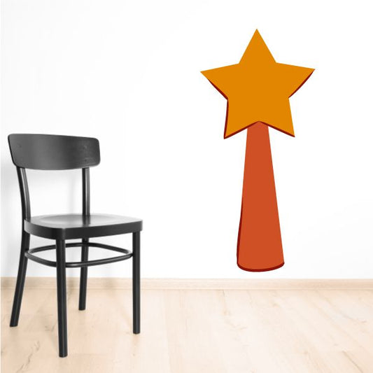 Image of Christmas Star Decorations Wall Decal - Vinyl Sticker - Car Sticker - IDCOLOR036