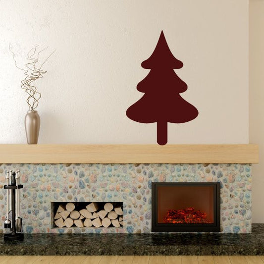 Image of Christmas Tree Christmas Wall Decal - Vinyl Decal - Car Decal - Id007