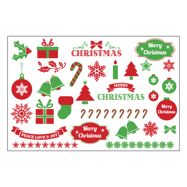 Image of Christmas - Xmas Sticker Sheet