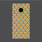 Image of Circle Pattern Cornhole Board Wraps