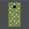 Image of Circle Pattern Cornhole Board Wraps