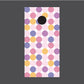 Image of Circle Pattern Cornhole Board Wraps