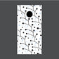 Image of Circle Pattern Cornhole Board Wraps