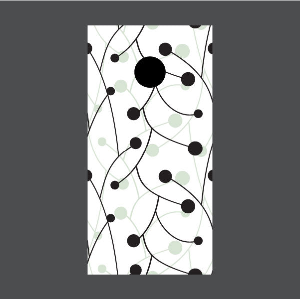 Image of Circle Pattern Cornhole Board Wraps