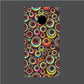 Image of Circle Pattern Cornhole Board Wraps