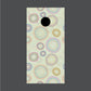 Image of Circle Pattern Cornhole Board Wraps