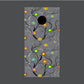 Image of Circle Pattern Cornhole Board Wraps
