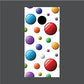 Image of Circle Pattern Cornhole Board Wraps