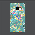 Image of Circle Pattern Cornhole Board Wraps