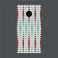 Image of Circle Pattern Cornhole Board Wraps