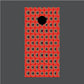 Image of Circle Pattern Cornhole Board Wraps