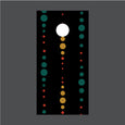 Image of Circle Pattern Cornhole Board Wraps