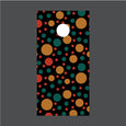 Image of Circle Pattern Cornhole Board Wraps