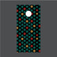 Image of Circle Pattern Cornhole Board Wraps