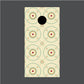 Image of Circle Pattern Cornhole Board Wraps