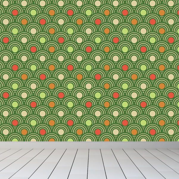 Image of Circle Pattern Wallpaper