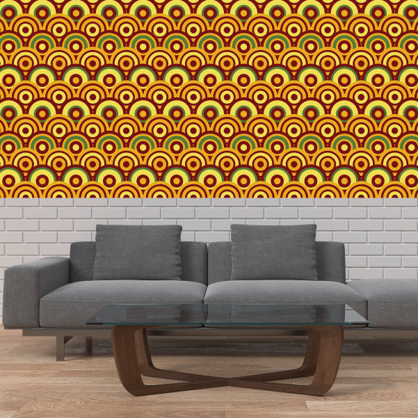 Image of Circle Pattern Wallpaper