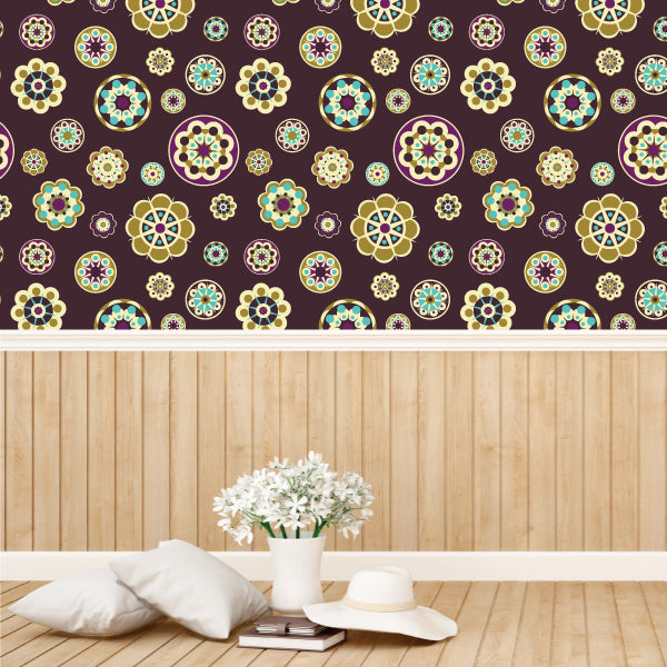 Image of Circle Pattern Wallpaper