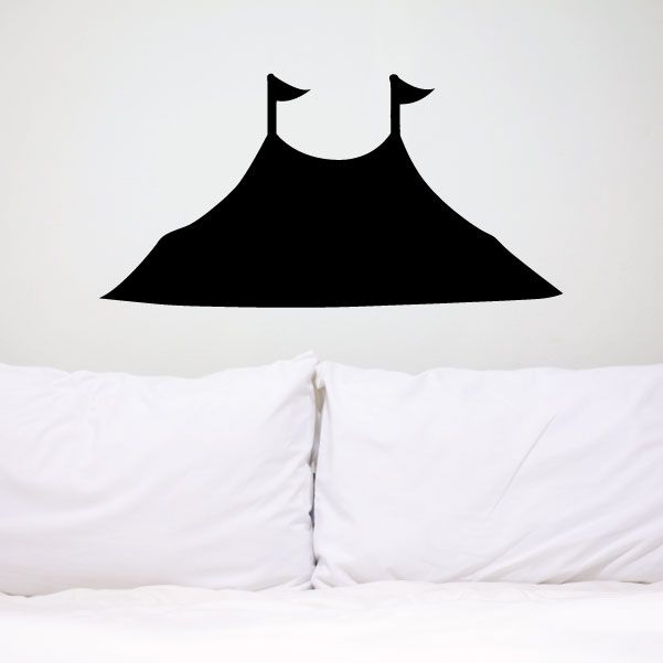 Image of Circus Tent Silhouette Decal