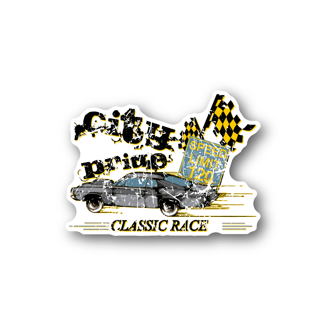 Image of City Classic Race Sticker