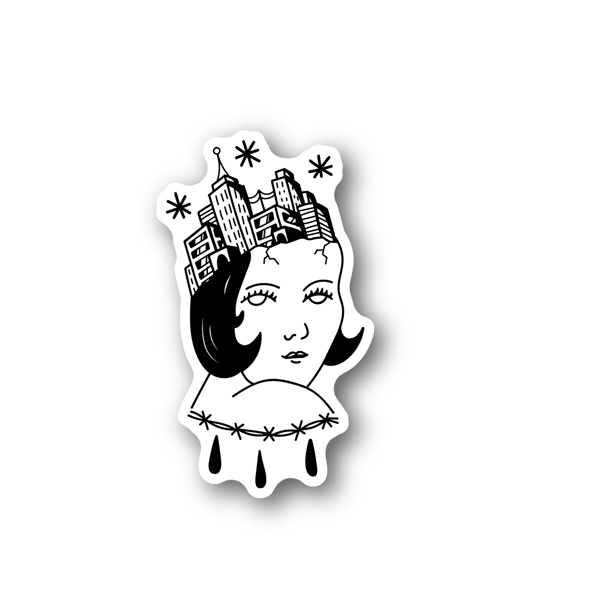 Image of City Girl Sticker