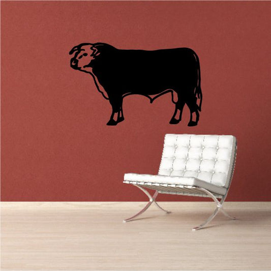 Image of Classic Angus Cow Decal