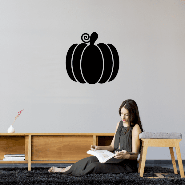 Image of Classic Fall Pumpkin Thanksgiving Decal