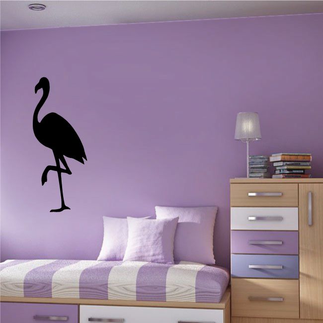 Image of Classic Leg Up Flamingo Decal