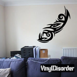 Black tribal wall decal vinyl graphic