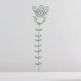 Image of Clear Flower Stickers