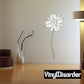 Image of Clear Flower Stickers