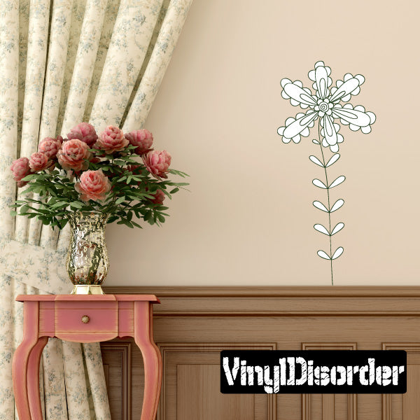 Image of Clear Flower Stickers