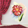 Image of Clear Flower Stickers