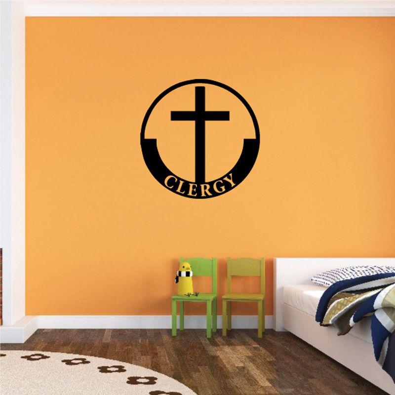 Image of Clergy Cross Decal