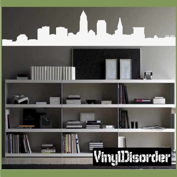 Image of Cleveland Ohio Skyline Wall Decal