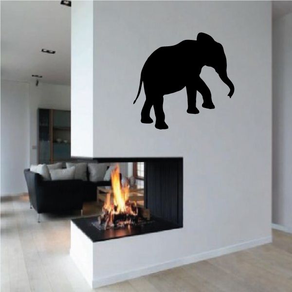 Image of Climbing Elephant Decal