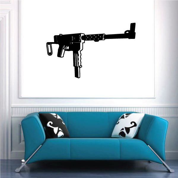 Image of Close Angle Detailed Converted Handgun Decal