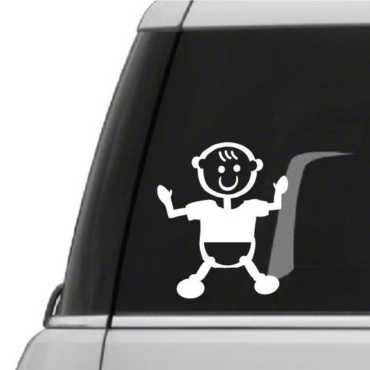 Image of Clothed Baby Brushed Hair Decal