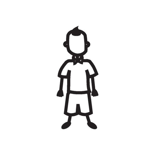 Image of Clothed Bowtie Baby No Face Decal