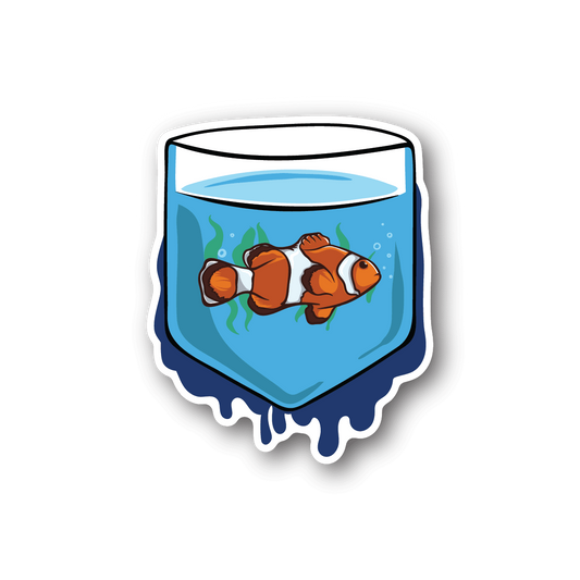 Image of Clown Fish in Pocket Sticker