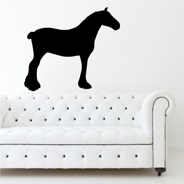 Image of Clydesdale Horse Decal