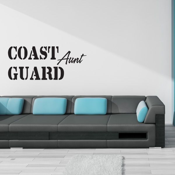 Image of Coast Guard Aunt Decal