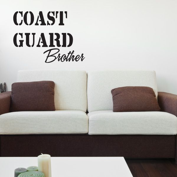 Image of Coast Guard Brother Decal