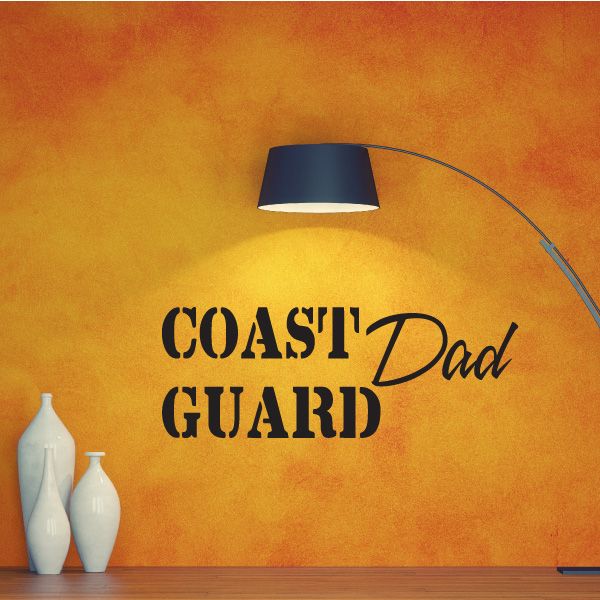 Image of Coast Guard Dad Decal