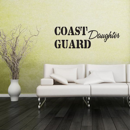 Image of Coast Guard Daughter Decal