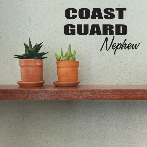 Image of Coast Guard Nephew Block Decal