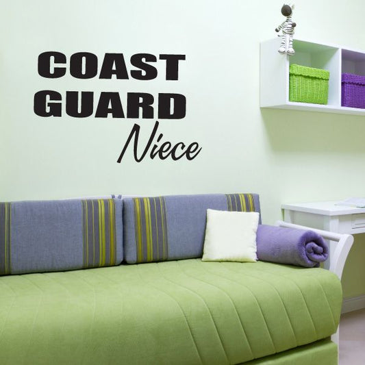 Image of Coast Guard Niece Block Decal