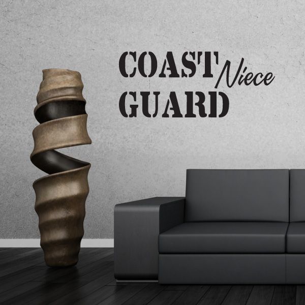 Image of Coast Guard Niece Decal