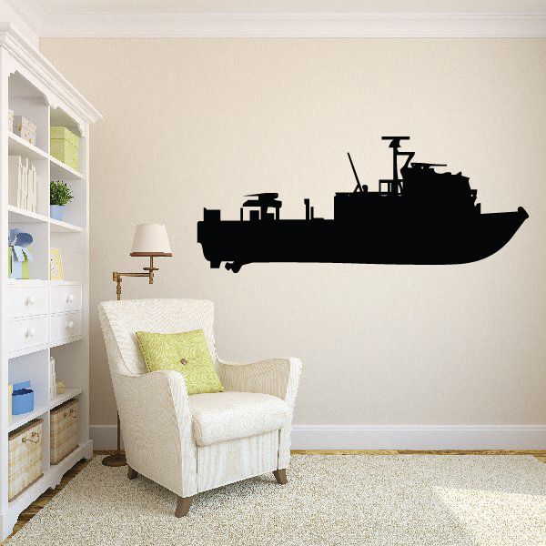 Image of Coast Guard Patrol Boat Decal